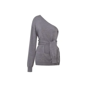 MOSCHINO Single-Sleeved Knitted Top