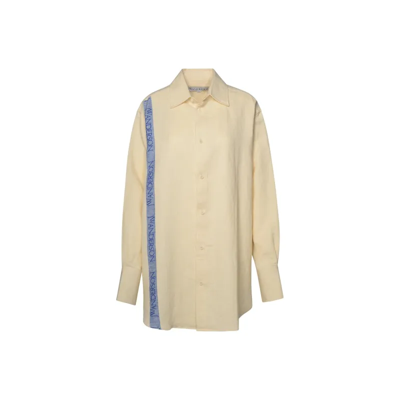 JW Anderson Logo Tape Oversized Shirt-0