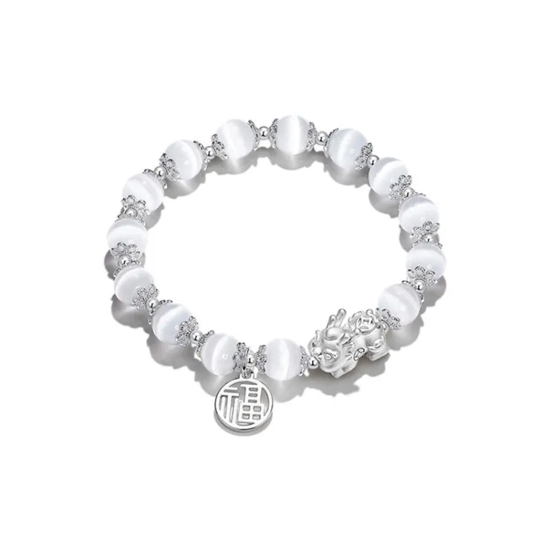 LUCA Sterling Silver Bracelets Unisex-6