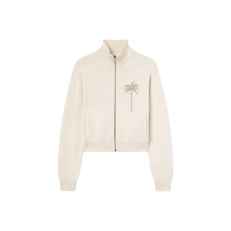 PALM ANGELS Palm Tree Knitted Track Top-0
