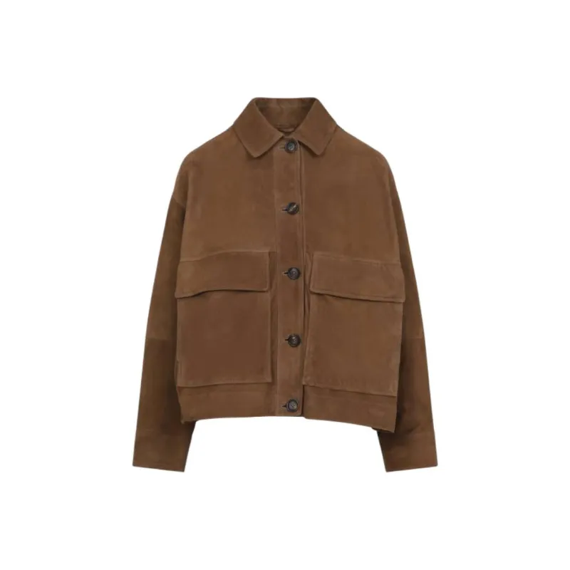 Brunello Cucinelli Long Sleeved Button Up Jacket-0