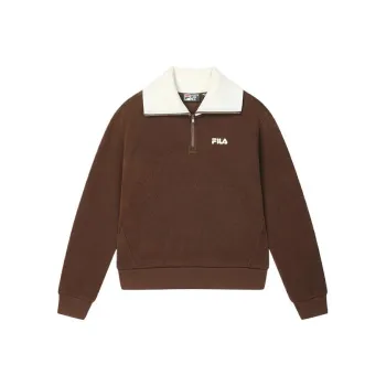 FILA SS25 Sweatshirt Women's Dark Rock Umber