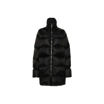 RICK OWENS Turtle Coat Black