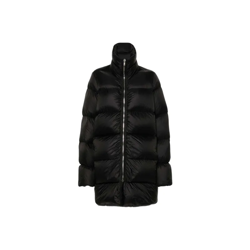 RICK OWENS Turtle Coat Black-0