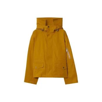 Burberry Hooded Oversized Jacket
