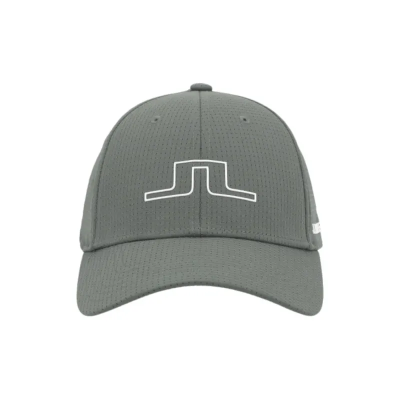 J.Lindeberg Polyester Baseball Caps Men's Gray Green-1