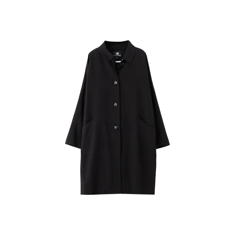 SOON FLOWER Shirt Women's Black-0