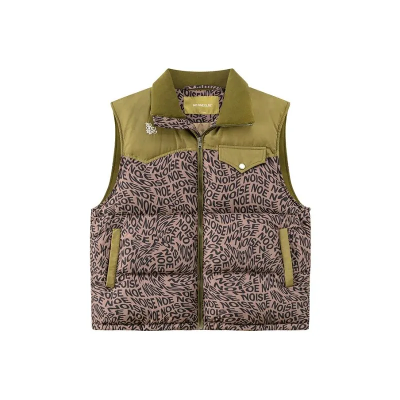 NO ONE ELSE Down Jacket Unisex Mustard Green-0
