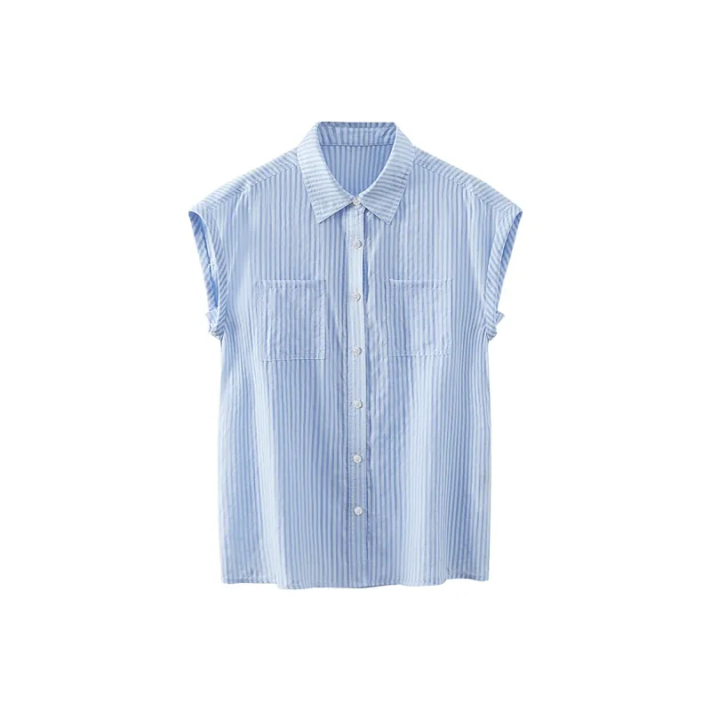 TOUCH Shirt Women's Blue Stripes-0