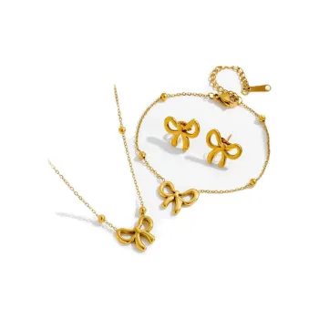 J&KINGLAY Titanium Steel Necklaces Women's