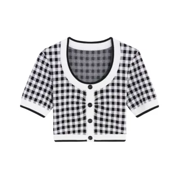 Bebe Knitwear Women's Black White