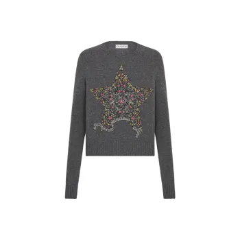 DIOR FW24 Cashmere Sweater Women's Gray