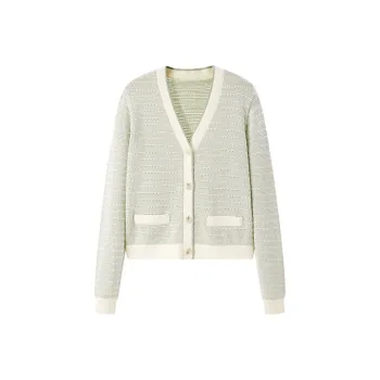 PEACEBIRD Knitwear Women's Light Green