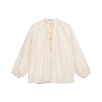 Ning Cai Yuer Shirt Women's Apricot