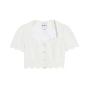 Bebe Jackets Coats Women's Raw White