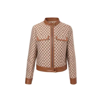 XII BASKET Jacket Women's Light Coffee