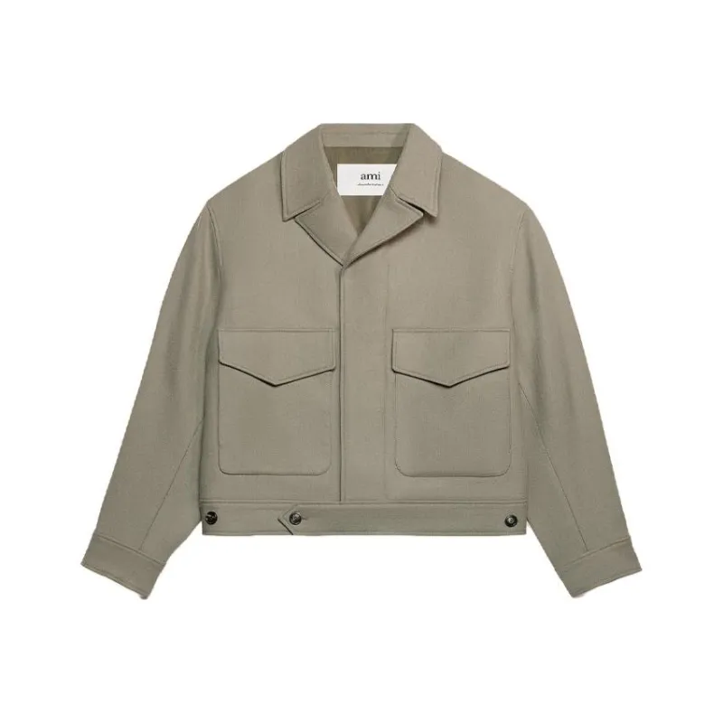 AMIPARIS Flap pocket Long sleeve Jacket-0