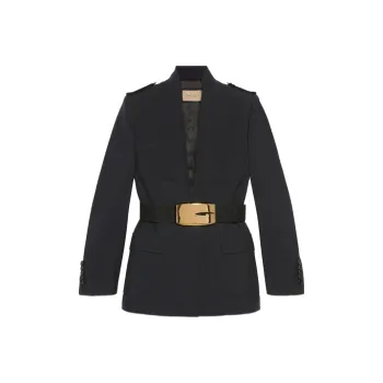 GUCCI Jackets Women's Marine Blue