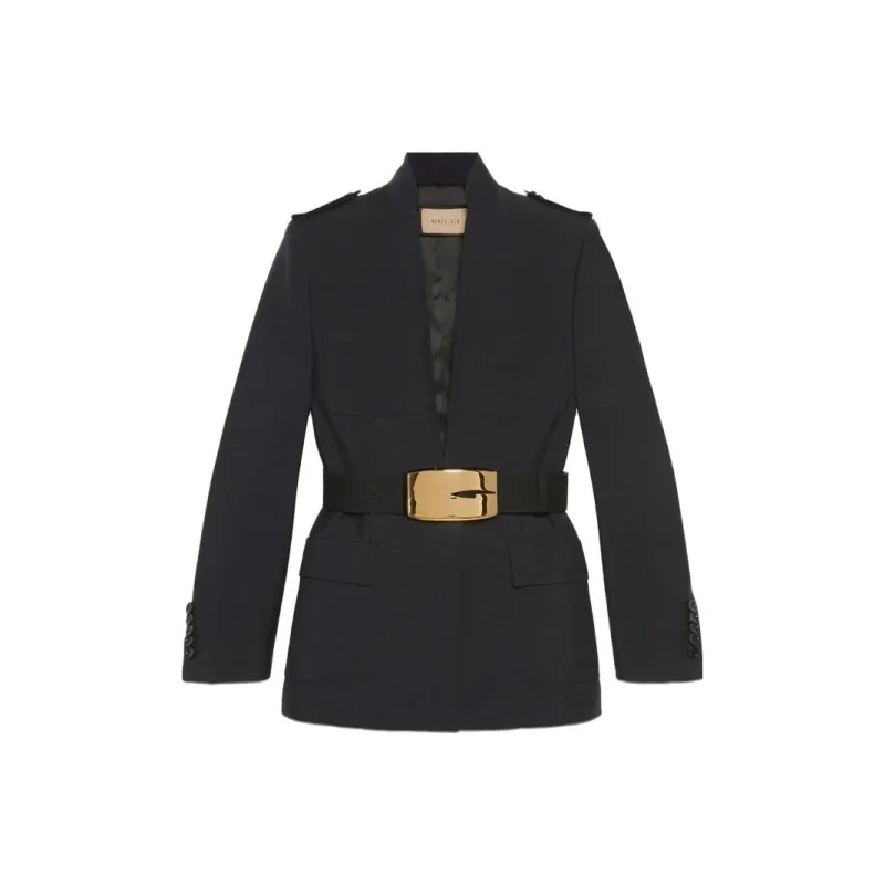 GUCCI Jackets Women's Marine Blue-0