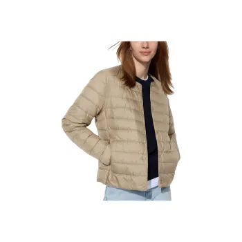 UNIQLO Down Jacket Women's Light Coffee