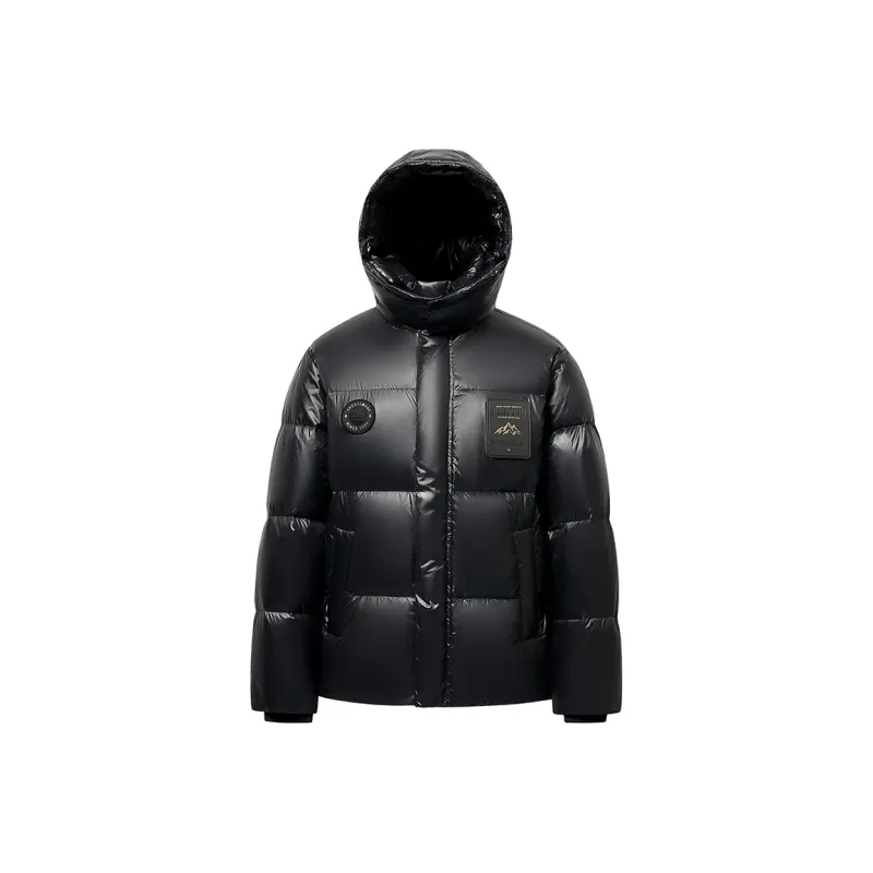 Yalu Warm Fleece Collection Black Gold Unisex Down Jacket Women's-0