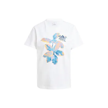 Adidas Women's Beach Graphic T Shirt White