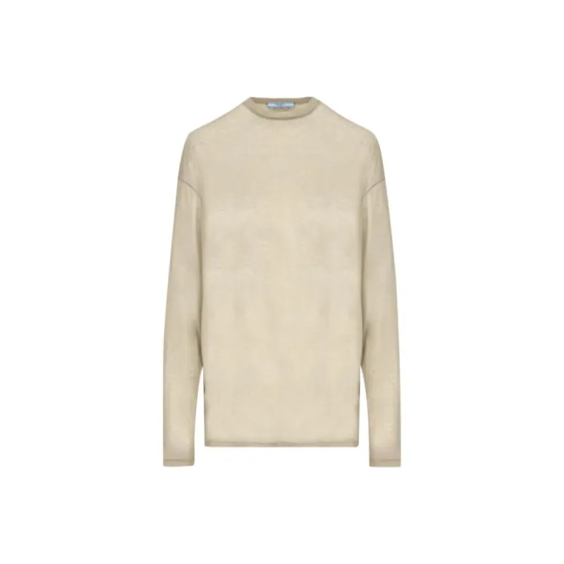 PRADA Long Sleeved Crewneck T Shirt-0