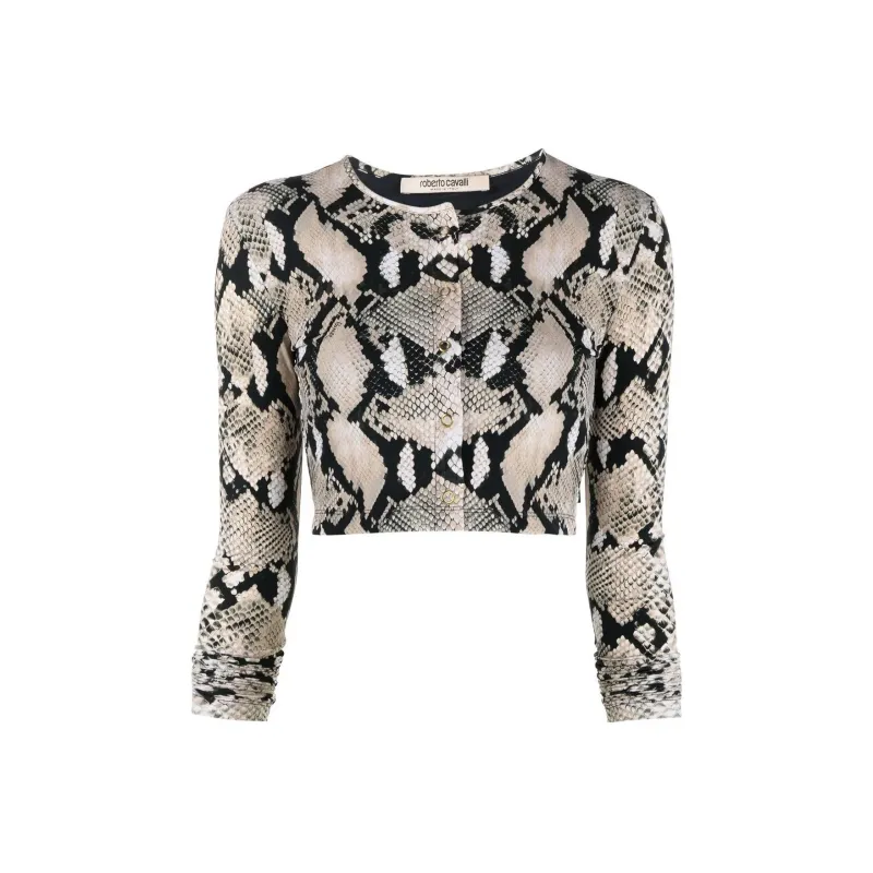 Roberto Cavalli SS23 Jacket Women's Gray-0