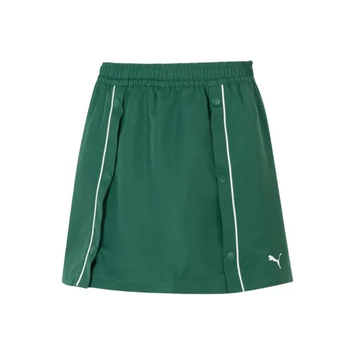 PUMA Sports Life Collection Casual Short Skirts Women's Green
