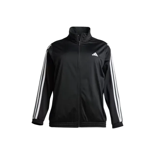 Adidas Free Shipping With AdiClub Tricot 3 Stripes Track Jacket Plus Size
