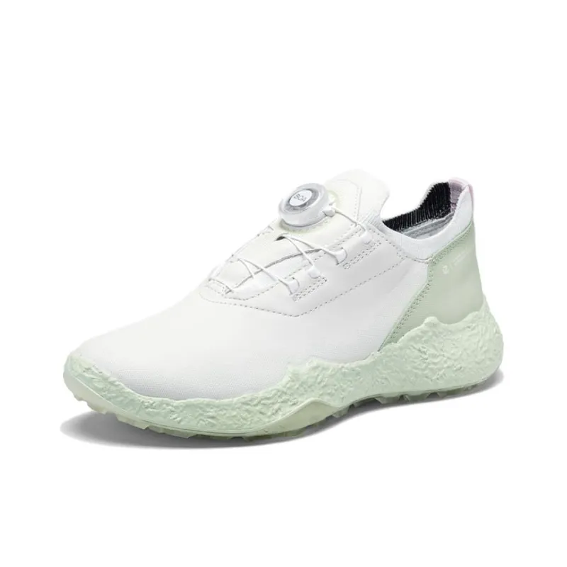 Ecco GOLF BIOM H5 Low Top Golf Shoes Women's White Green-0
