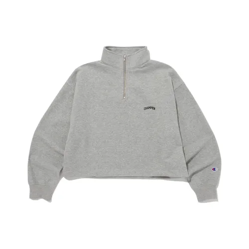 Champion SS24 Sweatshirt Women's Light Gray