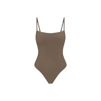 SKIMS SS25 SMOOTH LAYERS CAMI BODYSUIT Jumpsuit Women's TRUFFLE/Truffle