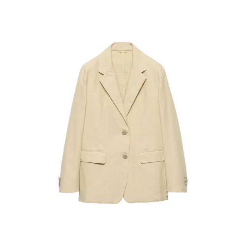 PRADA Single breasted Old Canvas Blazer