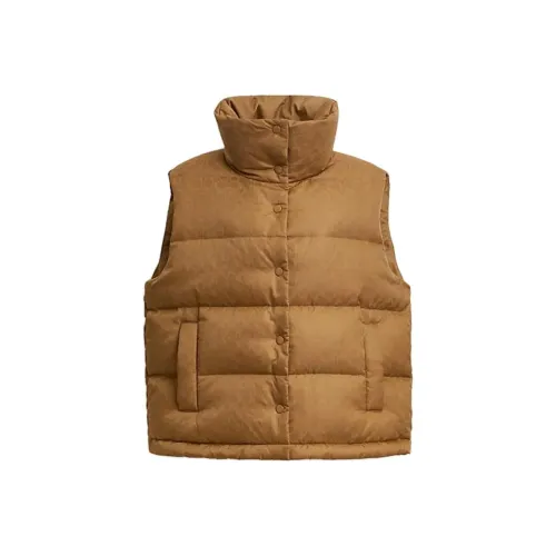 COACH FW24 Down Jacket Women's Milk Tea Beige
