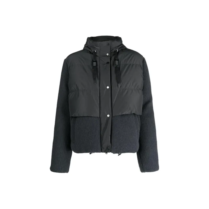 Brunello Cucinelli Down Jacket Women's Dark Gray-0