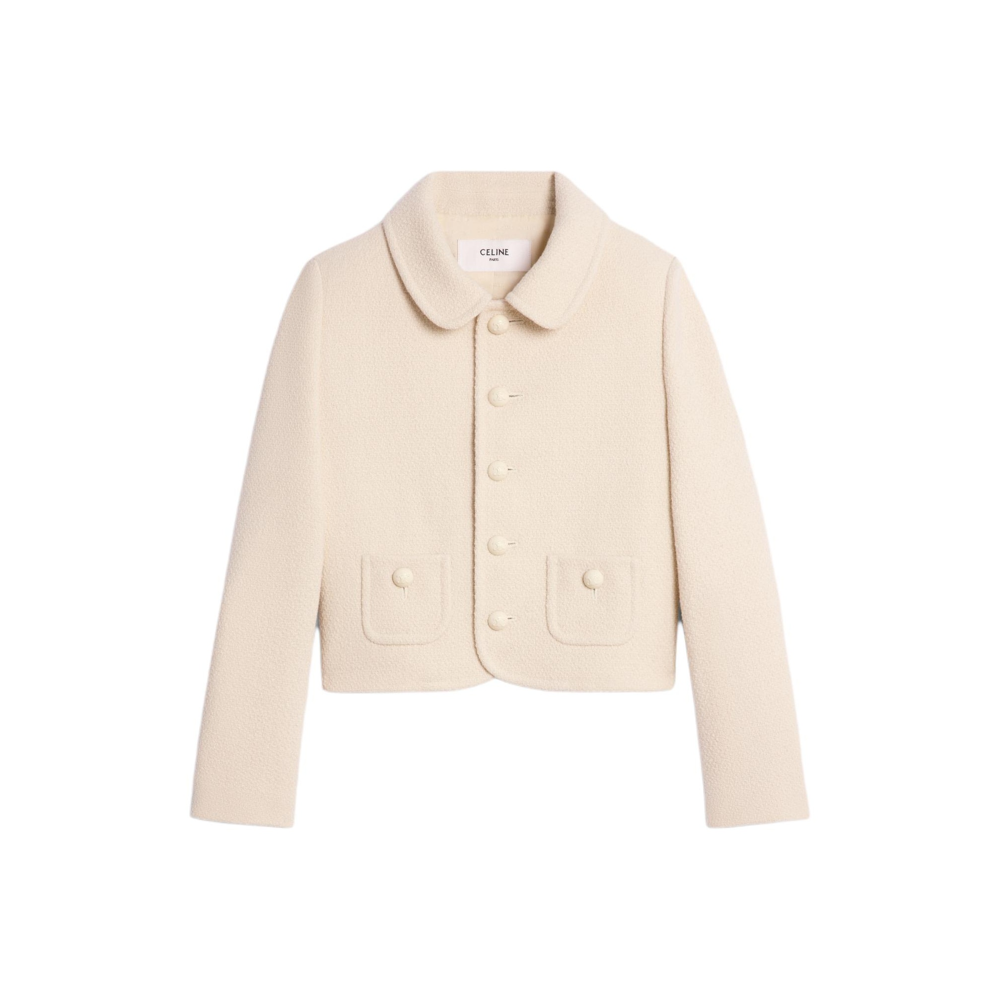 ジャケット VERNEUIL JACKET IN CASHMERE TWEED 2V87V280Z.01EM CELINE Verneuil Tweed Jacket - POIZON