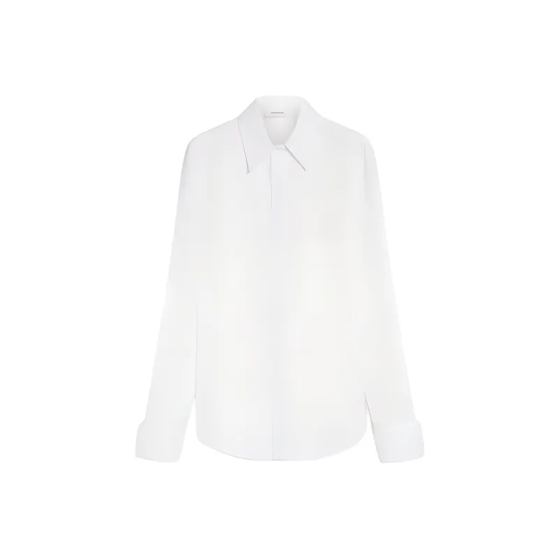 SportMa Cobea Collection Cotton Poplin Shirt Women's Optical White-0