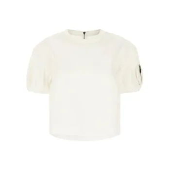 Sacai Puff sleeved Panelled Blouse