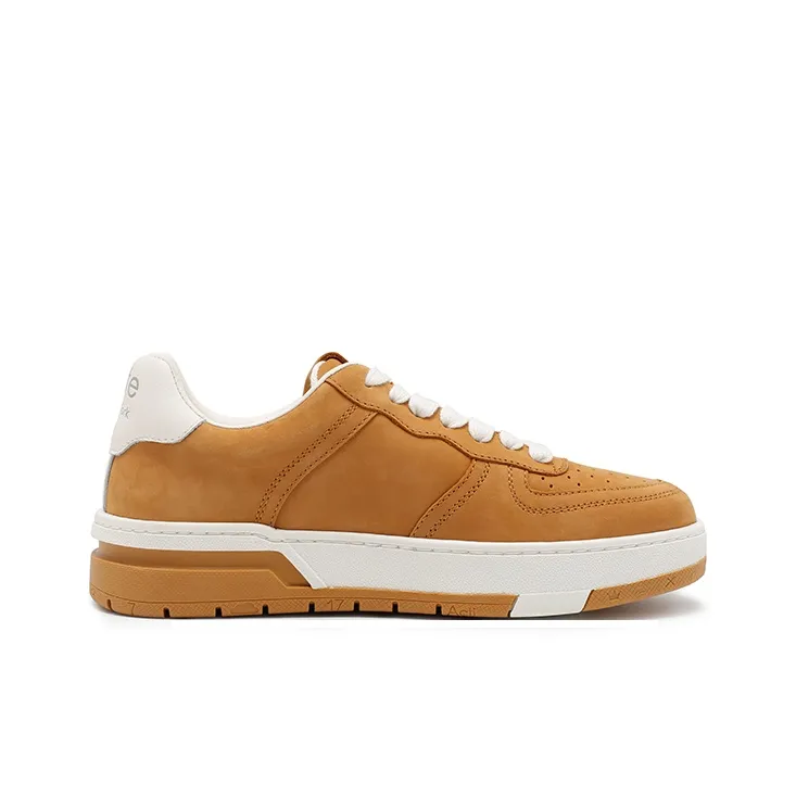 Arte In Acti Low Top Skateboard Shoes Unisex Ginger Yellow-1