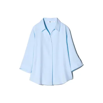UNIQLO Shirt Women's Light Blue