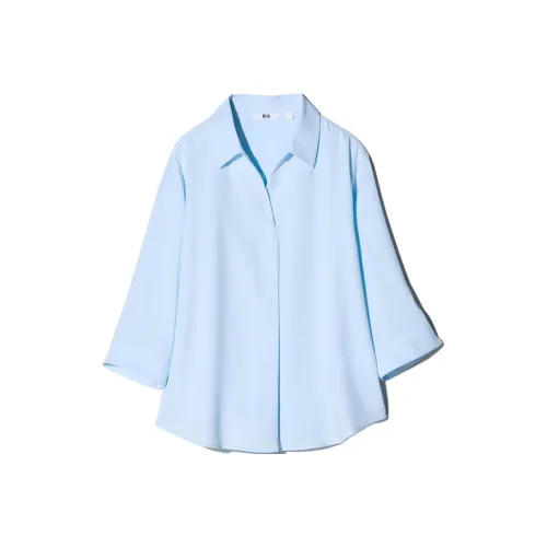 UNIQLO Shirt Women's Light Blue