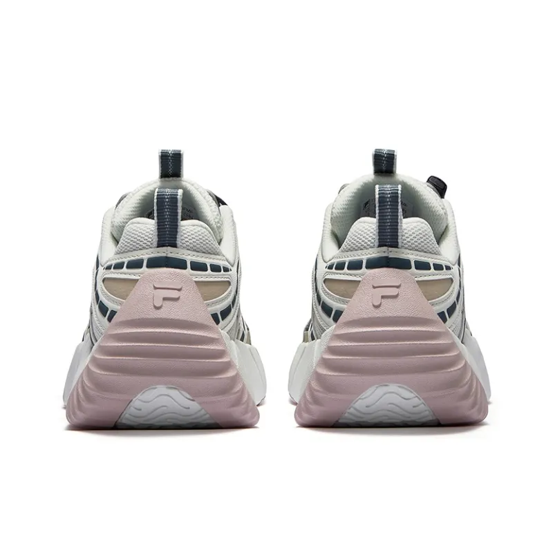 FILA FUSION BONE II Spinal Bone Shoe 2nd Generation Low Top Casual Shoes Women's Gray White-2