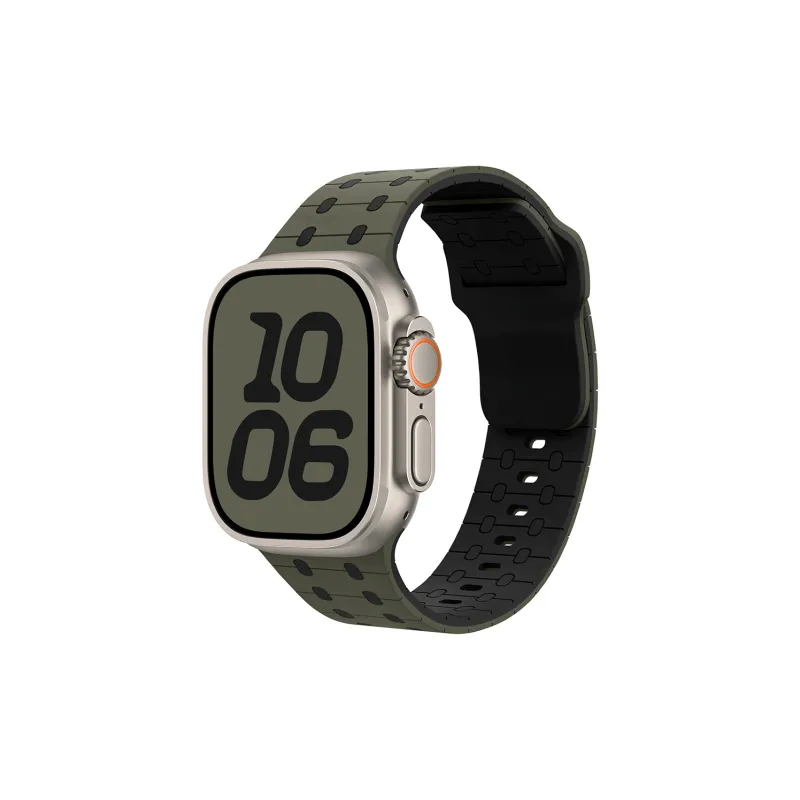 XINGYAAN Watch Band Apple Compatibility Silicone Material-10