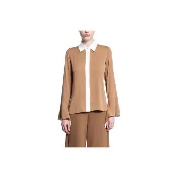 MaxMara Curved Hem Drop Shoulder Shirt
