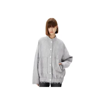 XII BASKET Jackets Coats Women's Light Gray