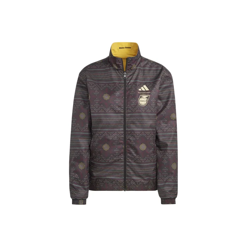 Adidas JAMAICA ANTHEM JACKET Jackets Coats Women's Deep Gold/Black-0