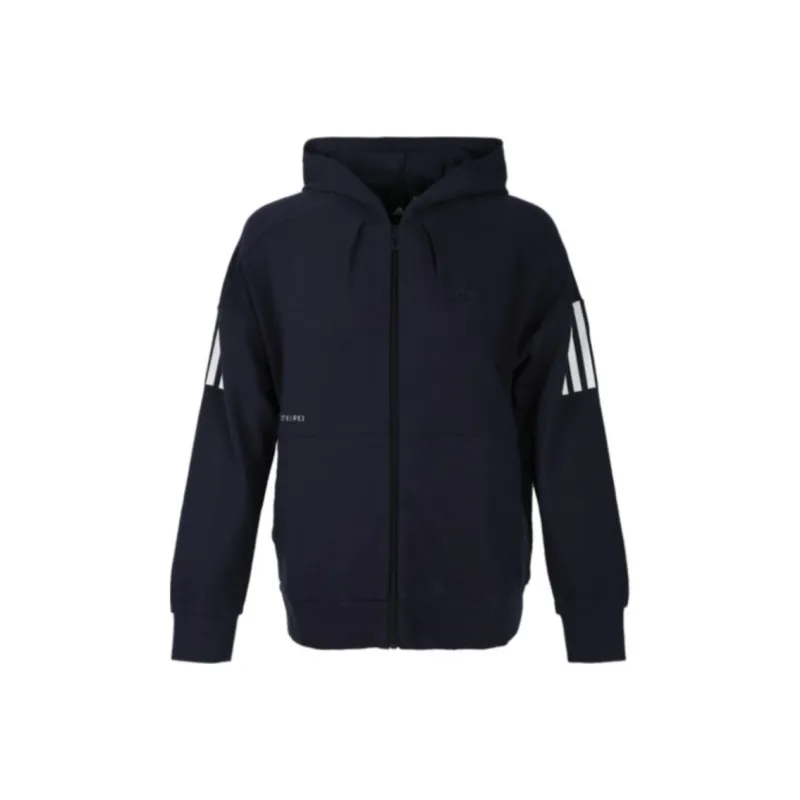 Adidas W S2S PILE HDJK Jackets Coats Women's Dark Blue-0