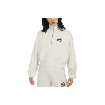 Nike Sportswear Women's Oversized 1/2-Zip Crop Fleece Sweatshirt