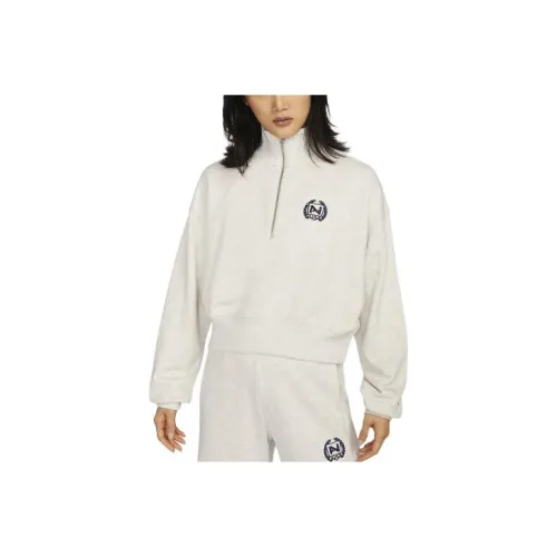 Nike Sportswear Women's Oversized 1/2-Zip Crop Fleece Sweatshirt